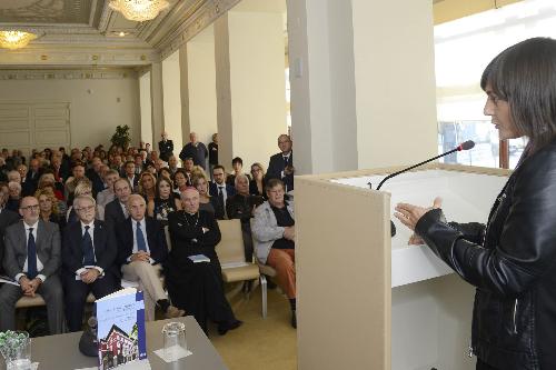 Debora Serracchiani (Presidente Regione Friuli Venezia Giulia) interviene alle celebrazioni per il centoventesimo anniversario di fondazione del Sanatorio Triestino - Trieste 29/09/2017